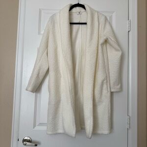 NLT LA Cozy Sherpa Jacket Open Front Size Medium